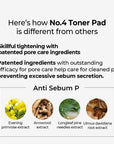 numbuzin - No. 4 Pore Zero Peeled Egg Toner Pad