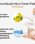 numbuzin - No. 4 Pore Zero Peeled Egg Toner Pad