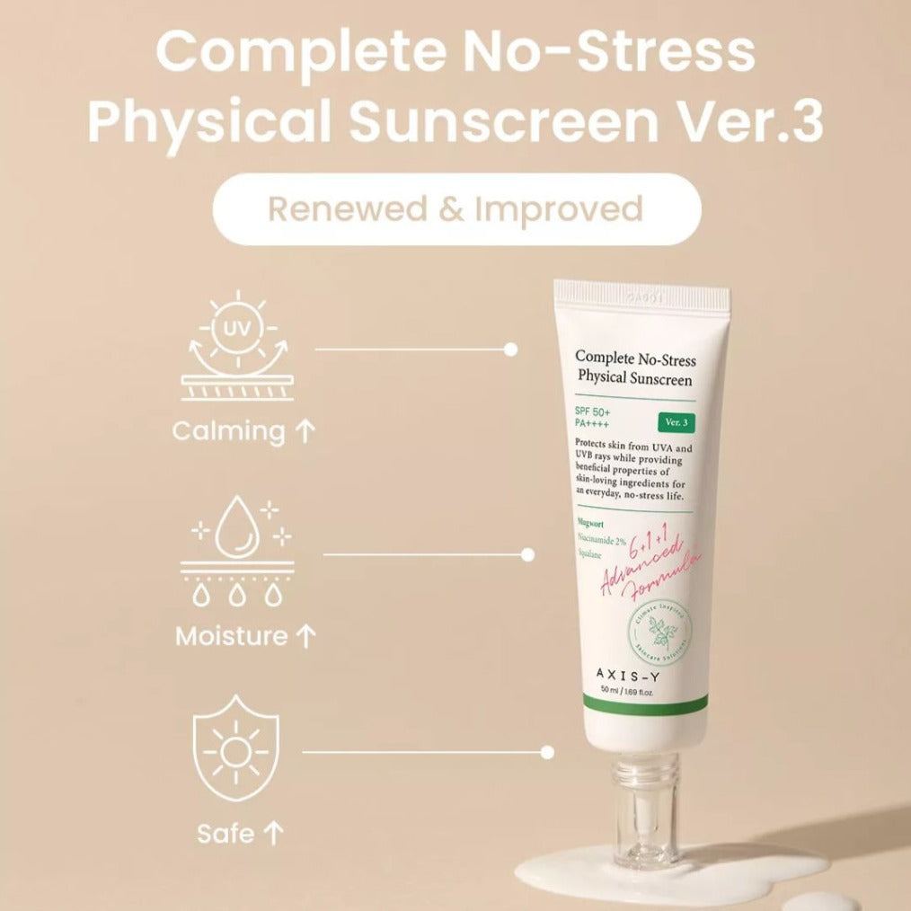 Axis-Y - Complete No-Stress Physical Sunscreen Ver. 3