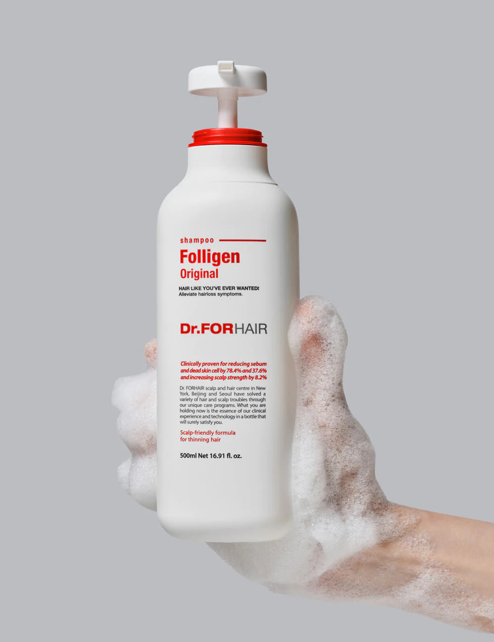 Dr.FORHAIR Folligen Original Shampoo - 2 sizes