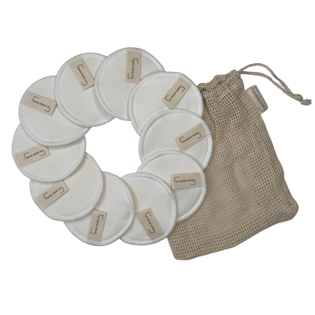 Reusable Makeup Pads - 10 pack - BASIC MADE CO