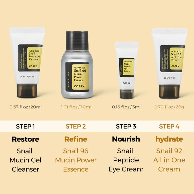 COSRX - All About Snail Kit (4 step) - BASIC MADE CO