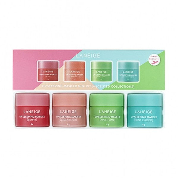 Lip Sleeping Mask EX Mini Kit [4 Scented Collections] - BASIC MADE CO