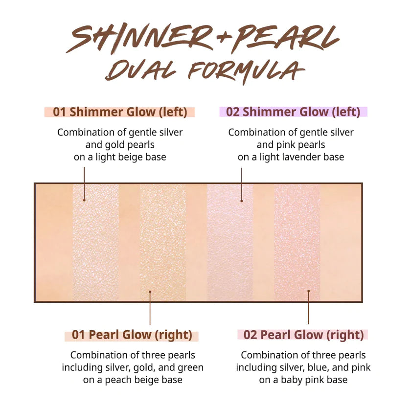 Three Shimmering Glow Duo 2shades Three Shimmering Glow Duo 2shades