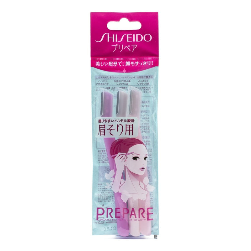 Shiseido - Prepare Eyebrow Razor - 3 pack