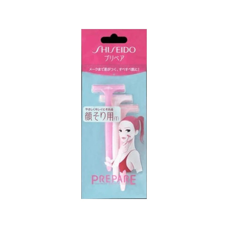 Shiseido - Prepare Facial Razor - 3 pack - BASIC MADE CO
